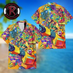 Transformers Bumblebee Autobots Robo Hawaiian Shirt
