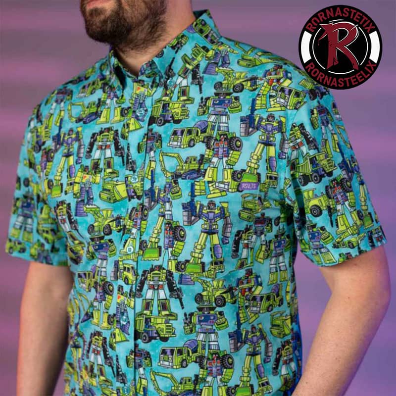 Transformers Constructicon Crew RSVLTS Man And Women Hawaiian Shirt Transformers Constructicon Crew RSVLTS Man And Women Hawaiian Shirt