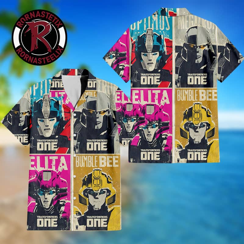 Transformers Iconic Robot Transformers One Hawaiian Shirt Transformers Iconic Robot Transformers One Hawaiian Shirt