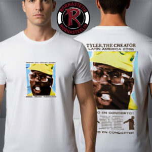 Tyler The Creator x Mercadorama Latin America 2026 Merch Tee Schedule Tour Dates Unisex T-Shirt Two Sided