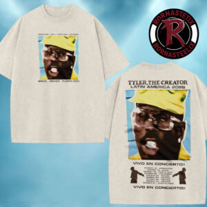 Tyler The Creator x Mercadorama Latin America 2026 Merch Tee Schedule Tour Dates Washed T-Shirt
