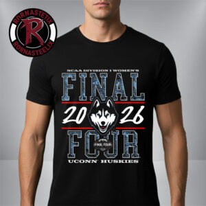 UConn Huskies NCAA Division I Women’s Basketball 2026 Final Four Unisex T-Shirt