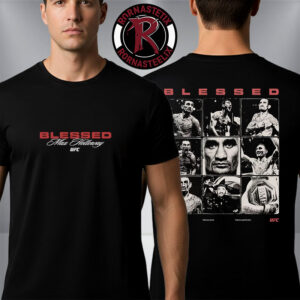 UFC 326 Blessed Max Holloway Match On March 7 2026 Las Vegas NV Unisex T-Shirt Two Sided