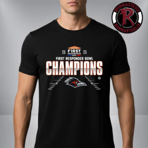 UTSA Roadrunners Champions Tee 2025 First Responder Bowl Champions Unisex T-Shirt