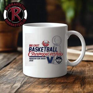 Uconn Huskies Champions Big East Conference Tournament Championship 2026 Mug Cup