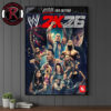 WWE 2K26 Monday Night War Edition Poster Canvas Decor