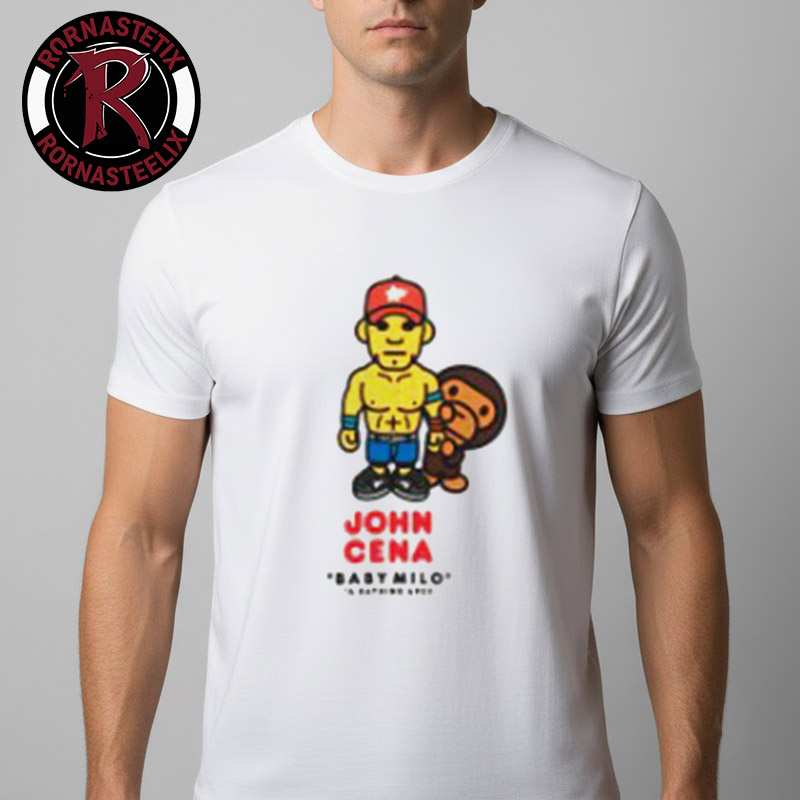 BAPE X WWE JOHN CENA BABY MILO TEE プロレス BAPE x Fanatics x WWE John Cena Baby Milo Relaxed Fit Tee White