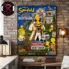 WWE x The Simpsons Nightmare On Evergreen Terrace Episode 003 Rhea Ripley On Disney Plus Poster Canvas Decor