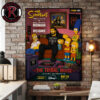 WWE x The Simpsons Straight Edge Springfield Episode 002 On May 26 2026 Disney Plus Poster Canvas Decor