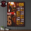Washington Commanders NFL Season 2026 Schedule Poster Canvas Decor
