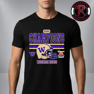 Washington Huskies Helmet Tee Champions 2025 LA Bowl Championship Unisex T-Shirt
