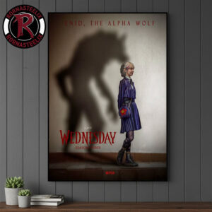 Wednesday Season 3 Enid Sinclair The Alpha Wolf Art by Jose Buzon Poster Canvas Decor