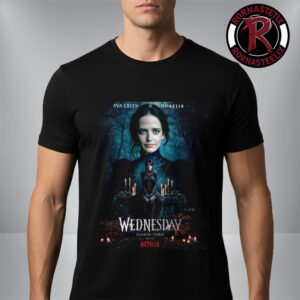 Wednesday Season 3 Netflix Series Starring Eva Green As Ophelia Fan Art Unisex T-Shirt