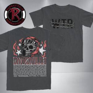 Welcome To Rockville 2026 Festival At Daytona Beach FL On May 7-10 2026 Merchandise Barbed Helmet Unisex T-Shirt