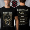 Welcome To Rockville 2026 Festival At Daytona Beach FL On May 7 10 2026 Merchandise Striped Sunset Unisex T Shirt Two Sided