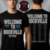 Welcome To Rockville 2026 Festival Merchandise Diamond Plate Unisex T Shirt Two Sided