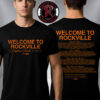 Welcome To Rockville 2026 Festival Merchandise Rockville Doodle World Center Of Rock 2026 Daytona Beach Unisex T Shirt Two Sided