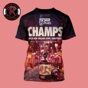 Western Kentucky Champs 2025 New Orleans Bowl Champions WKU Hilltopper Football All Over Print Shirt