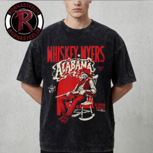 Whiskey Myers The Southern Hospitality Tour 2026 Soundwaves Creative Poster Tonight At Orange Beach On May 27 2026 Alabama Washed T Shirt