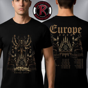 Whitechapel Europe Tour 2026 Schedule Tour Dates Hunt Kill Feast Conquer Unisex T-Shirt Two Sided