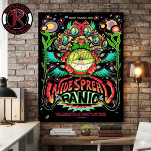 Widespread Panic New Year Eve 2025 Show On December 29-31 2025 At Fox Theatre Atlanta Art By Munk One Poster Canvas Decor