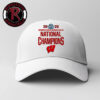 Wisconsin Badgers 2026 NCAA Women?s Ice Hockey Frozen Four National Champions Hat Cap