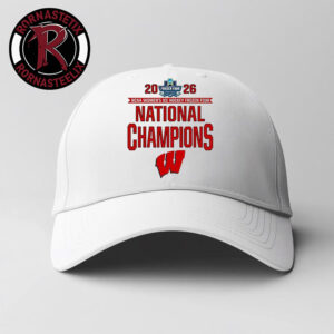 Wisconsin Badgers 2026 NCAA Women?s Ice Hockey Frozen Four National Champions Hat Cap