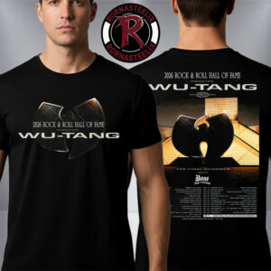 Wu Tang Clan 2026 Rock N Roll Hall Of Fame Inductee The Final Chamber US Tour Schedule Dates Unisex T-Shirt Two Sided