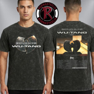Wu Tang Clan 2026 Rock N Roll Hall Of Fame Inductee The Final Chamber US Tour Schedule Dates Washed T-Shirt