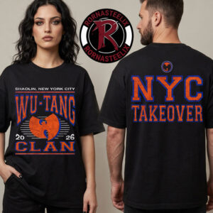 Wu Tang Clan Shaolin New York City 2026 NYC Takeover Unisex T-Shirt Two Sided