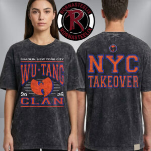 Wu Tang Clan Shaolin New York City 2026 NYC Takeover Washed T-Shirt