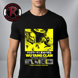 Wu Tang Clan The Final Chamber Returns Japan On K-Arena Yokohama On May 24 2026 Unisex T-Shirt