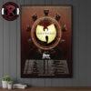 Wu Tang Clan 2026 Rock N Roll Hall Of Fame Inductee The Final Chamber US Tour Schedule Dates Poster Canvas Decor