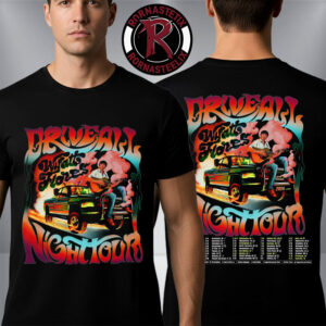 Wyatt Flores The Drive All Night Tour 2026 Venue Schedule Dates Unisex T-Shirt Two Sided