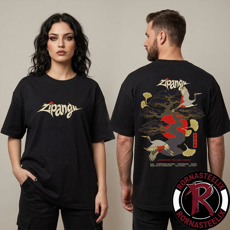 ZIPANGU Tシャツ 2026年5月16日　ロサンゼルス Zipangu Japanese Music 2026 Event Brookside At The Rose Bowl On