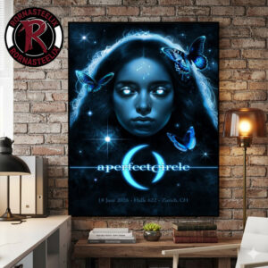 A Perfect Circle Zurich CH Event Poster At Halle 622 On June 18 2026 Poster Canvas Decor