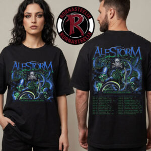Alestorm Octopus Battlequest 2026 Summer Festivals 2026 Schedule Tour Dates Unisex T Shirt Two Sided
