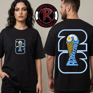 Argentina x World Cup 2026 FIFA World Cup 2026 Exclusive TaiaSketcH × Football Unisex T Shirt Two Sided