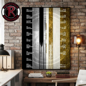 BIGBANG 2026 World Tour Schedule Tour Dates Poster Canvas Decor