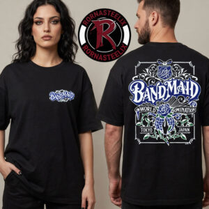 Band Maid World Tour 2026 Blue Rose Unisex T Shirt Two Sided