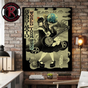 Band Maid World Tour 2026 Ukiyo E Exclusive Artwork By Kojiman Poster Canvas Decor