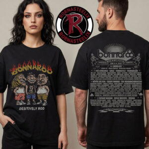 Bonnaroo 2026 Music Arts Festival Bobble Head Lineup Unisex T Shirt Two Sided