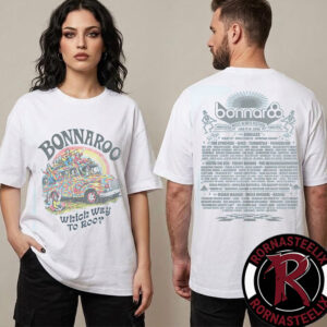 Bonnaroo Music And Arts Festival 2026 Skeleton Bus Unisex T Shirt Two Sided