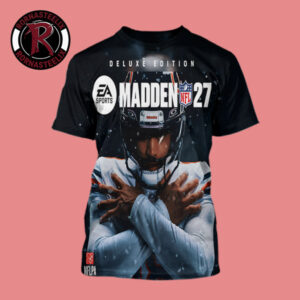 Caleb Williams Chicago Bears The Iceman NFL Madden 27 Deluxe Edition Cover All Over Print Shirt