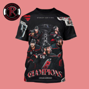 Carolina Hurricanes Champions Stanley Cup Final 2026 The Second Time In Franchise History All Over Print Shirt
