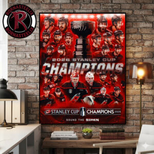 Celebrates Carolina Hurricanes Champions 2026 Stanley Cup The Cup Coming Back To Raleigh Poster Canvas Decor