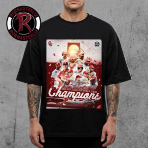 Celebrates Oklahoma Sooners Champions 2026 National Champions NCAA Men’s College World Series Unisex T Shirt