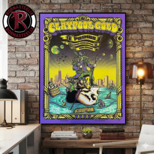 Claypool Gold 2026 Event Poster Primus Show At The Salt Shed On June 3 2026 Chicago IL Poster Canvas Decor