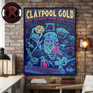Claypool Gold Austin Texas Poster Show At The Moody Theater On June 23 2026 Poster Canvas Decor