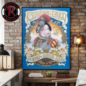 Claypool Gold Event Poster Show St Augustine FL 2026 At St Augustine Amphitheater On June 19 2026 Poster Canvas Decor